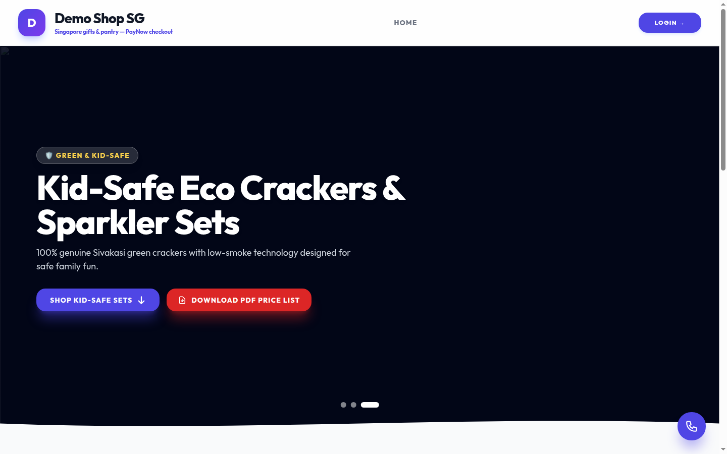 Shop demos